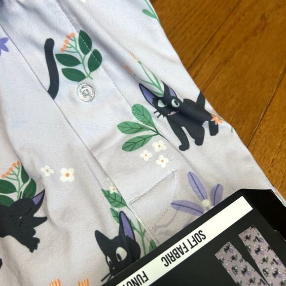 Hot Topic Kiki's Delivery Service Unisex Sleep Pants Size Large 36-38 Purple NWT - Picture 2 of 6